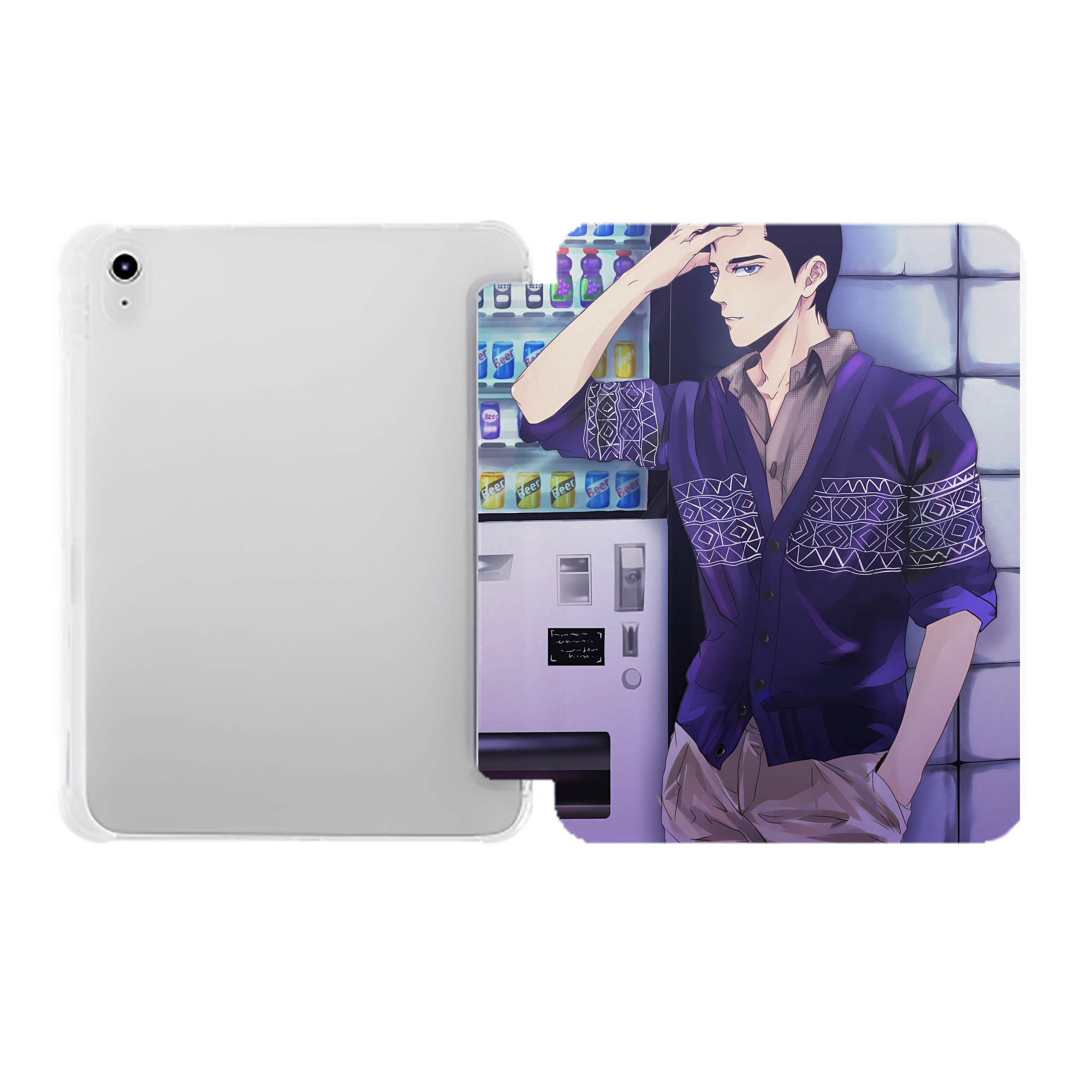 （画像用） SLAM DUNK／スラムダンク IPad ケース ペン収納付き 三つ折りスタンド PUレザー×シリコン 対応機種9.5/10.5/10.9インチ